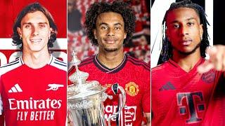 NEW BIG TRANSFERS IN EUROPE CALAFIORI TO ARSENAL  ZIRKZEE TO MAN UNITED  OLISE TO BAYERN