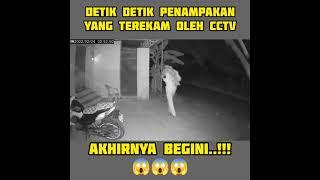 Detik detik Penampakan nyata terekam oleh CCTV