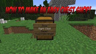 How To Make A Shop In The Minecraft Loverfella Server