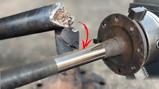 How Mechanic Unimaginable Fixes a Broken Axle Like a Straight Arrow  Double Joint Work