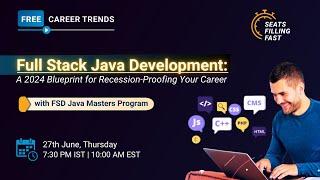 Full Stack Java Development A 2024 Blueprint for Recession-Proofing Your Career  Simplilearn