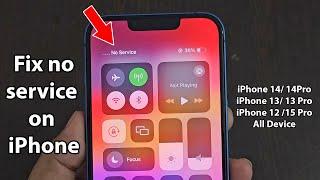 How to fix no service on iphone