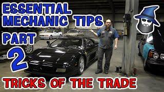 Part 2 The CAR WIZARD shares 10 Crazy Easy and Essential Mechanic Tips for the Serious Mechanic