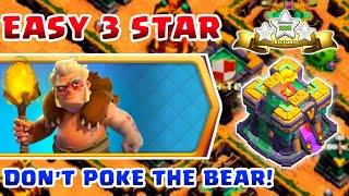 DONT POKE THE BEAR Challenge EASY 3 STAR ATTACK STRATEGY