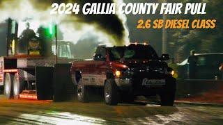 2.6 SB DIESEL TRUCK PULLS  2024 Gallia County Jr. Fair Pull