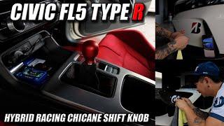 CIVIC TYPE R FL5  EP13 - TUKAR GEAR KNOB & TAMBAH STICKER