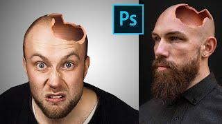 Hollow head effect  Photo Manipulation  Photoshop Tutorial #photoshoptutorial #photoshop