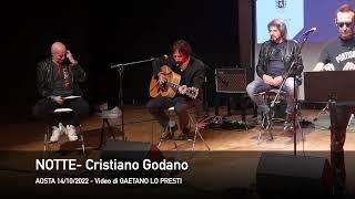 NOTTE- Cristiano Godano live il 14102022 alla Cittadella dei Giovani di Aosta