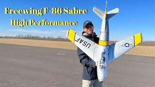 Freewing F-86 Sabre 80mm High Performance RC EDF Jet