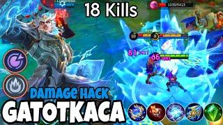 18 Kills Overpowered Damage Build Gatotkaca - Best Build Mage Gatotkaca 2024 - MLBB