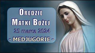 MEDJUGORIE - Orędzie Matki Bożej z 25 marca 2024 - PRZESŁANIE KRÓLOWEJ POKOJU