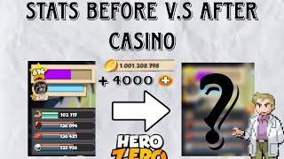 Hero Zero - Spend 1.000.000.000 coins + 4000 free skills Stats after Casino  Kepsoo