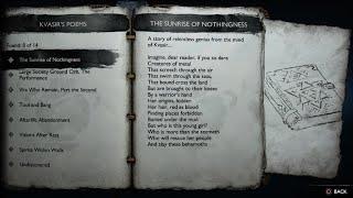 God of War Ragnarok Easter Egg poem Horizon Forbidden West