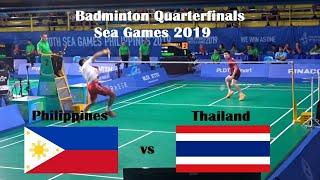 Philippines vs Thailand Badminton Mens Singles Quarterfinals Sea Games