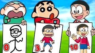 Draw To Win   Shinchan Vs Nobita 