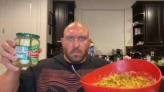 Ryback Breaks 72 Hour Fast with Vegetarian Beyond Meat  Rice and Vegetable Meal Feeding Time