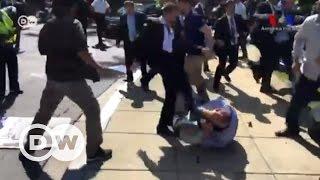 Erdoğanın Washington ziyareti sırasında kavga çıktı - DW Türkçe