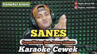 Sanes - karaoke duet tanpa vokal cewek dangdut koplo