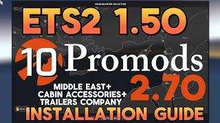 How to Install Promods 2.70 Update & Installation Guide Euro truck simulator 2 1.50 Gameplay #ets2