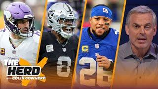 Josh Jacobs to Packers Kirk Cousins 4-year$180M deal w Falcons Saquon to Eagles NFL  THE HERD