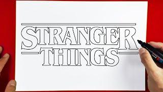 How to Draw Stranger Things Logo