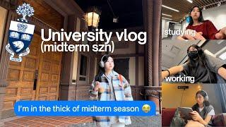 University of Toronto vlog  Midterms work campus gym fall outfits