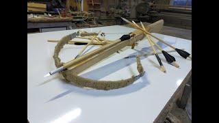 Arbalet nasıl yapılır . Tatar yayı yapımı . how to make a crossbow. making crossbow