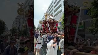 4年ぶりのどっこいどっこい 2023 横浜伊勢佐木町 神輿パレード 第15回 横濱開港祭 Festival portable shrine Matsuri YOKOHAMA Japan #shorts