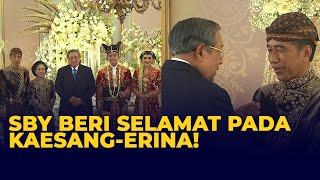 Momen SBY Hadiri Tasyakuran Kaesang dan Erina Gudono Didampingi AHY dan Ibas