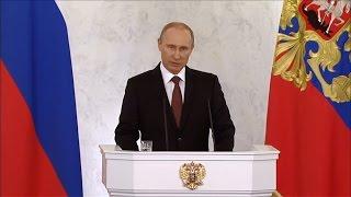 Речь Путина о воссоединении Крыма с Россией