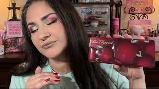 New too faced APPLEY IN LOVE EYESHADOW PALETTE  Eye Makeup Tutorial & Maybelline FIREWORK Mascara