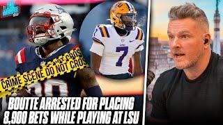 Patriots WR Arrested Placed Over 8900 Bets While Playing At LSU Betting On Himself And Losing