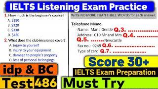 IELTS Listening Practice Test 2024 with Answers Real Exam - 486 