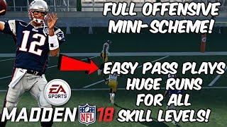 FULL OFFENSE MINI-SCHEME FOR MADDEN 18 EASY TO LEARN FOR ALL SKILL LEVELS