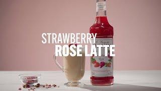 Recipe Inspiration Strawberry Rose Latte