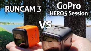 SUPER CHEAP $99 RunCam 3 vs $299 GoPro HERO5 Session Test Comparison Review