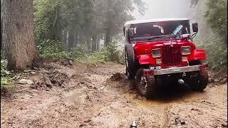 Siri Paye Jeep Track  Pakistan dangerous road  Shogran Siri paye Track  CJ5 Jeep