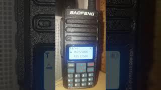 Baofeng DR-1801UV DMR Digital Mobile Radio NOAA Station KWO35 @ 162.550 MHz #baofeng #radio #shorts