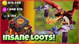 Clash of Clans - INSANE TH10 Dragbat Farming Session