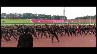 persiapan menyambut satu abad NU di GOR Sidoarjo Jawa timur di Indonesia.