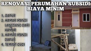 Renovasi Dapur + Kamar Mandi 2 + Cucian Perumahan Subsidi type 3060  2021