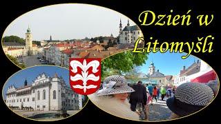 LITOMYŚL w czasie festynu Litomyśl Czechy pałac w Litomyślu rynek zabytkowe kamieniczki