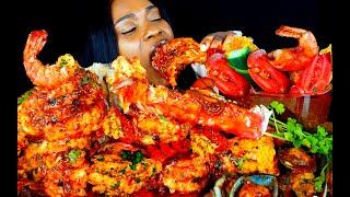 KING CRAB SEAFOOD BOIL MUKBANG  SEAFOOD MUKBANG  DESHELLED SEAFOOD BOIL  ASMR EATING  MUKBANG