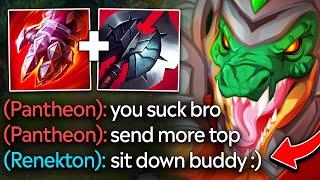 THIS PANTHEON TRASH TALKS ME ALL GAME... SO I HAD TO TEACH HIM A LESSON