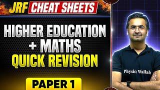 UGC NET 2024  Quick Revision of Higher Education + Maths for UGC NET 2024  By UGC NET Nishant Sir