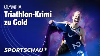 Triathlon-Staffel kämpft sich zur Goldmedaille  Olympia 2024  Sportschau