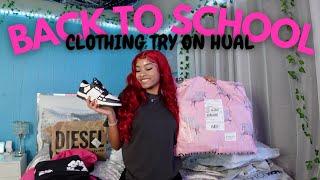 $2000+ Back to School Clothing Try on Haul  PLT Fashion Nova Diesel Amiri