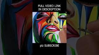 abstract FACE painting #shorts