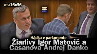 Žiarlivý Igor Matovič a Casanova Andrej Danko - vlastnú úbohosť vidia vždy v druhom #md16x36
