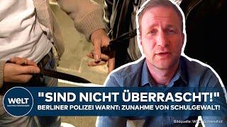 GEWALT AN BERLINER SCHULEN Polizeigewerkschaft Hier sind wir alle gefragt Fünf Einsätze pro Tag